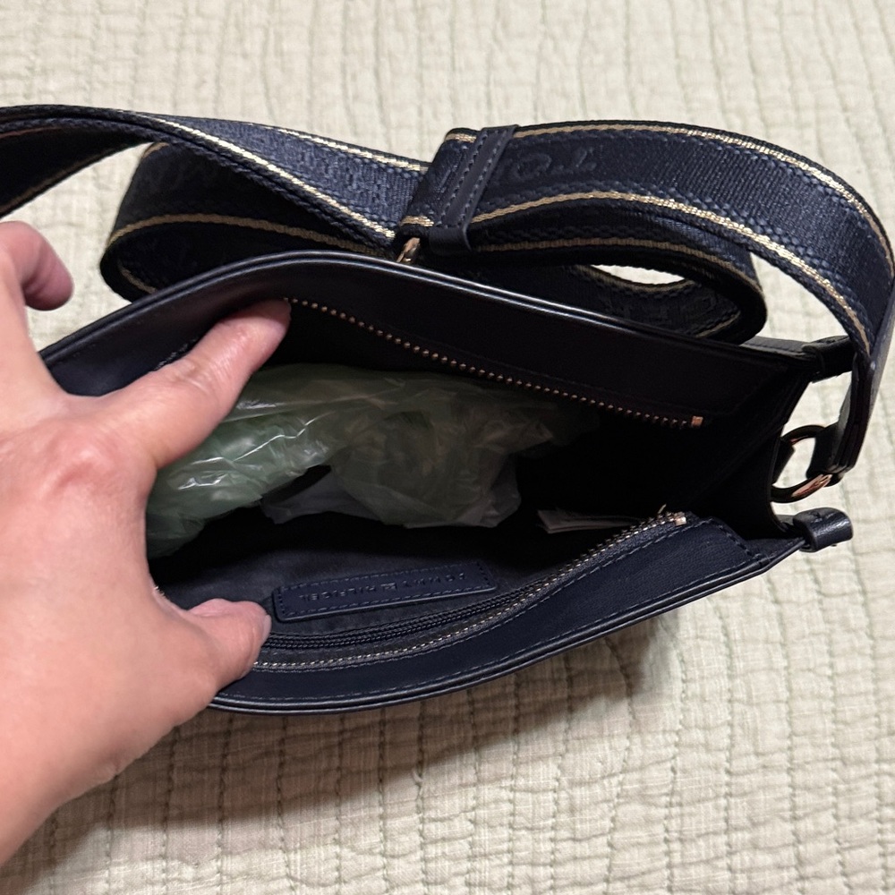 NWOT Tommy Hilfiger Dark Blue Crossbody Bag - Picture 5 of 6